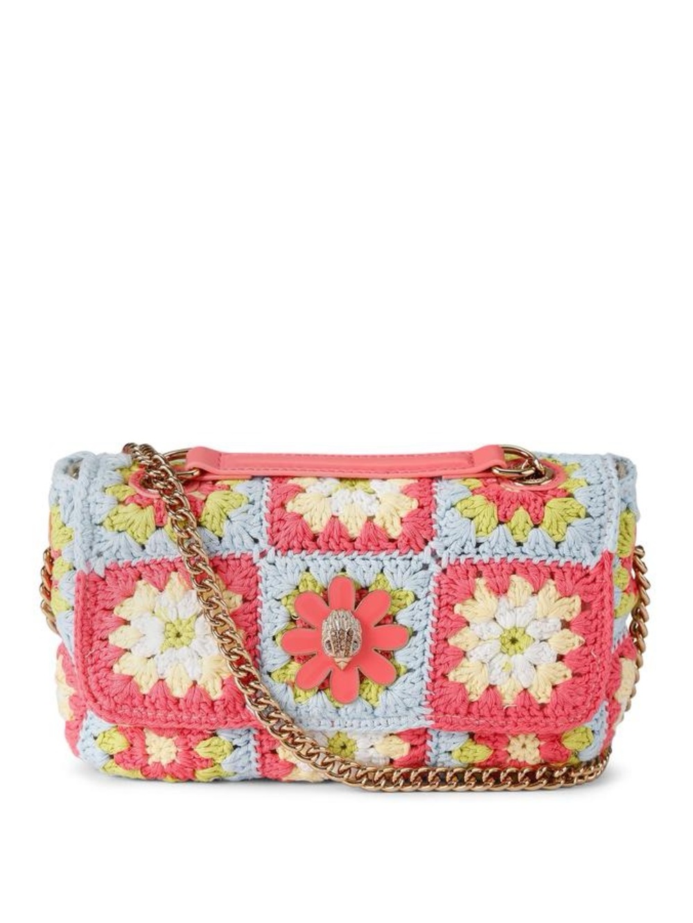 NWT Kurt Geiger Medium Kensington Crochet Shoulder Bag